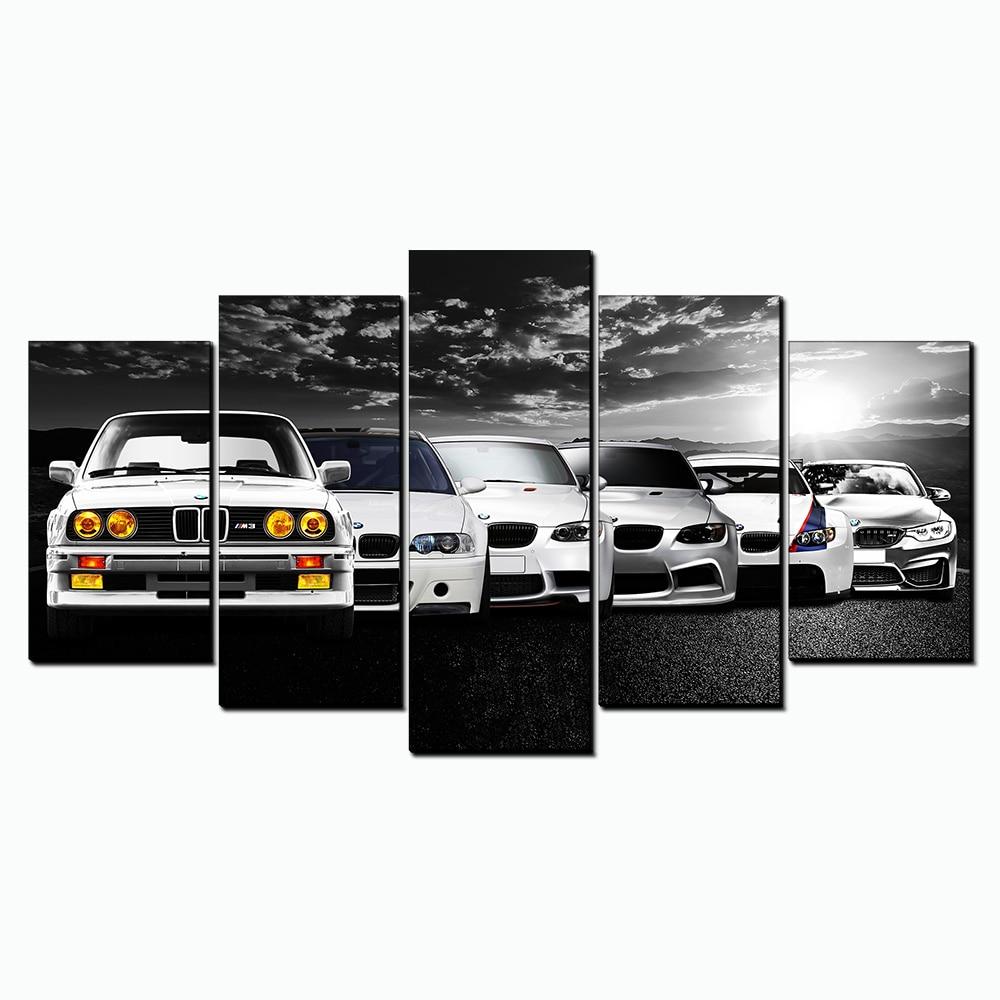 Bmw M3-97 Sports Car Landscape Car – Canvas Wall Art