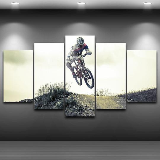 Bmx Racer – Sport Canvas Wall Art