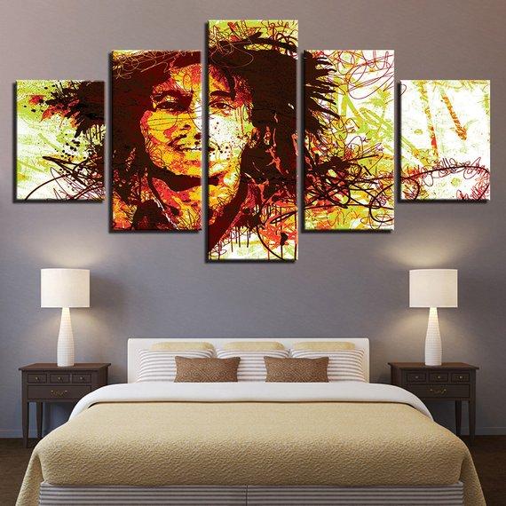 Bob Marley Rasta – Famous Person Canvas Wall Art