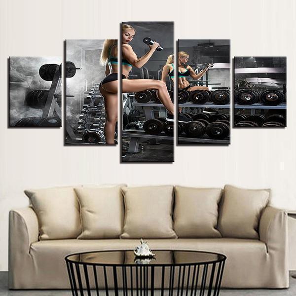 Bodybuilding Chic – Sport Canvas Wall Art