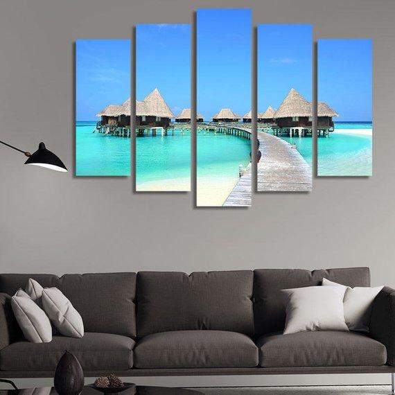 Bora Bora Hotel – Nature Canvas Wall Art