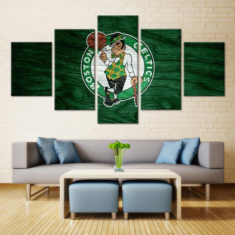 Boston Celtics Logo Sport – Canvas Wall Art