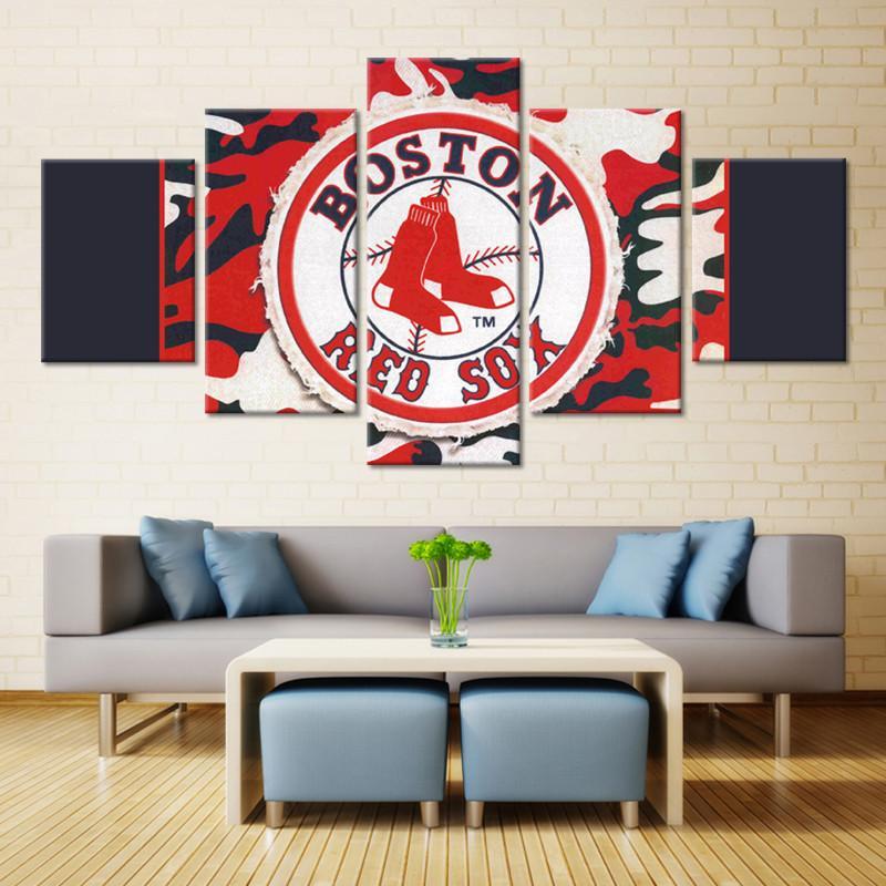 Boston Red Sox Team Logo – Sport Canvas Wall Art