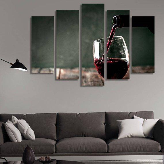 Bottle Of Wine – Wine Canvas Wall Art