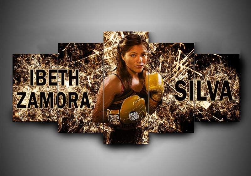 Boxing Ibeth Zamora Silva Sport Canvas Wall Art
