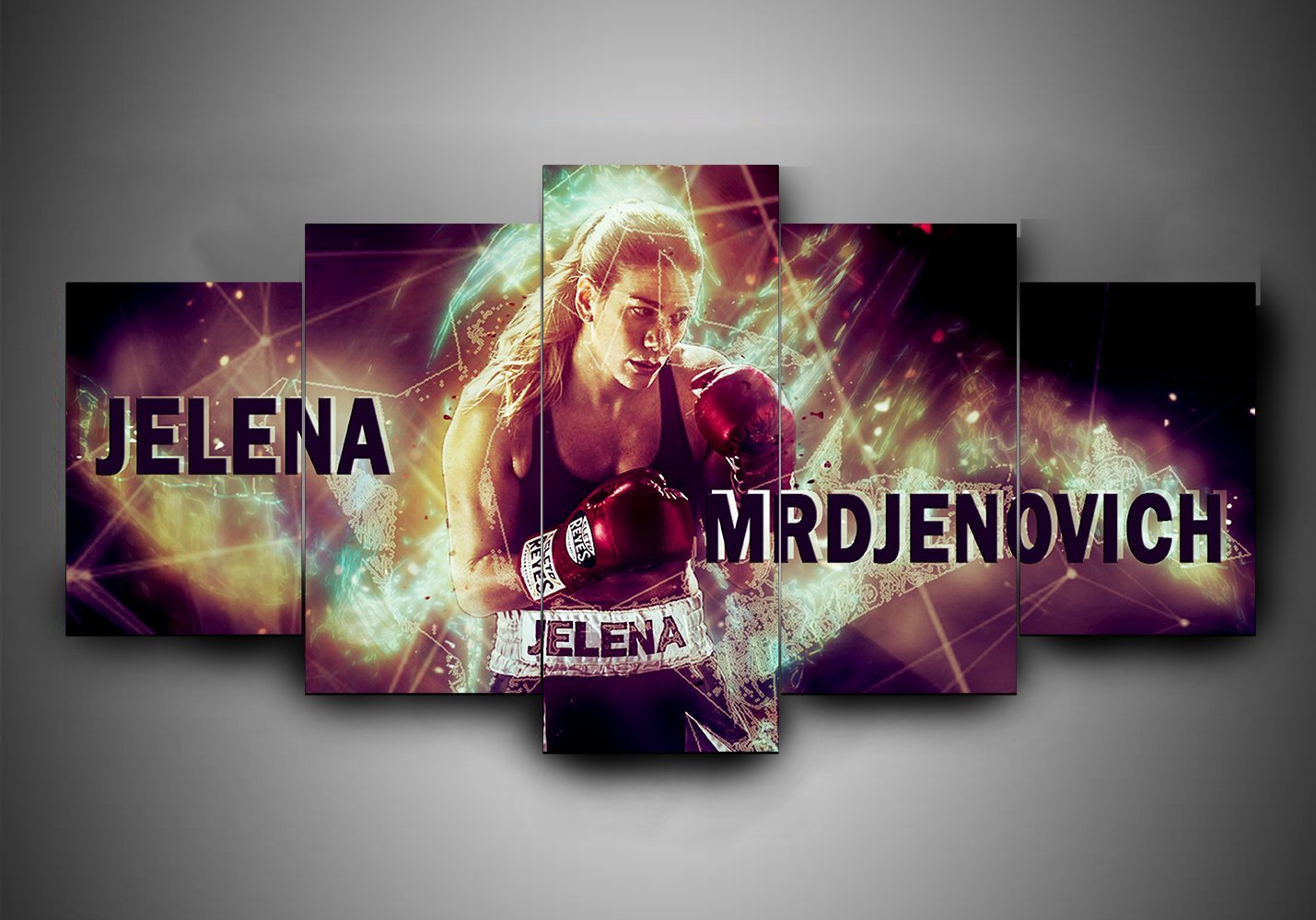 Boxing – Jelena Mrdjenovich – Sport Canvas Wall Art