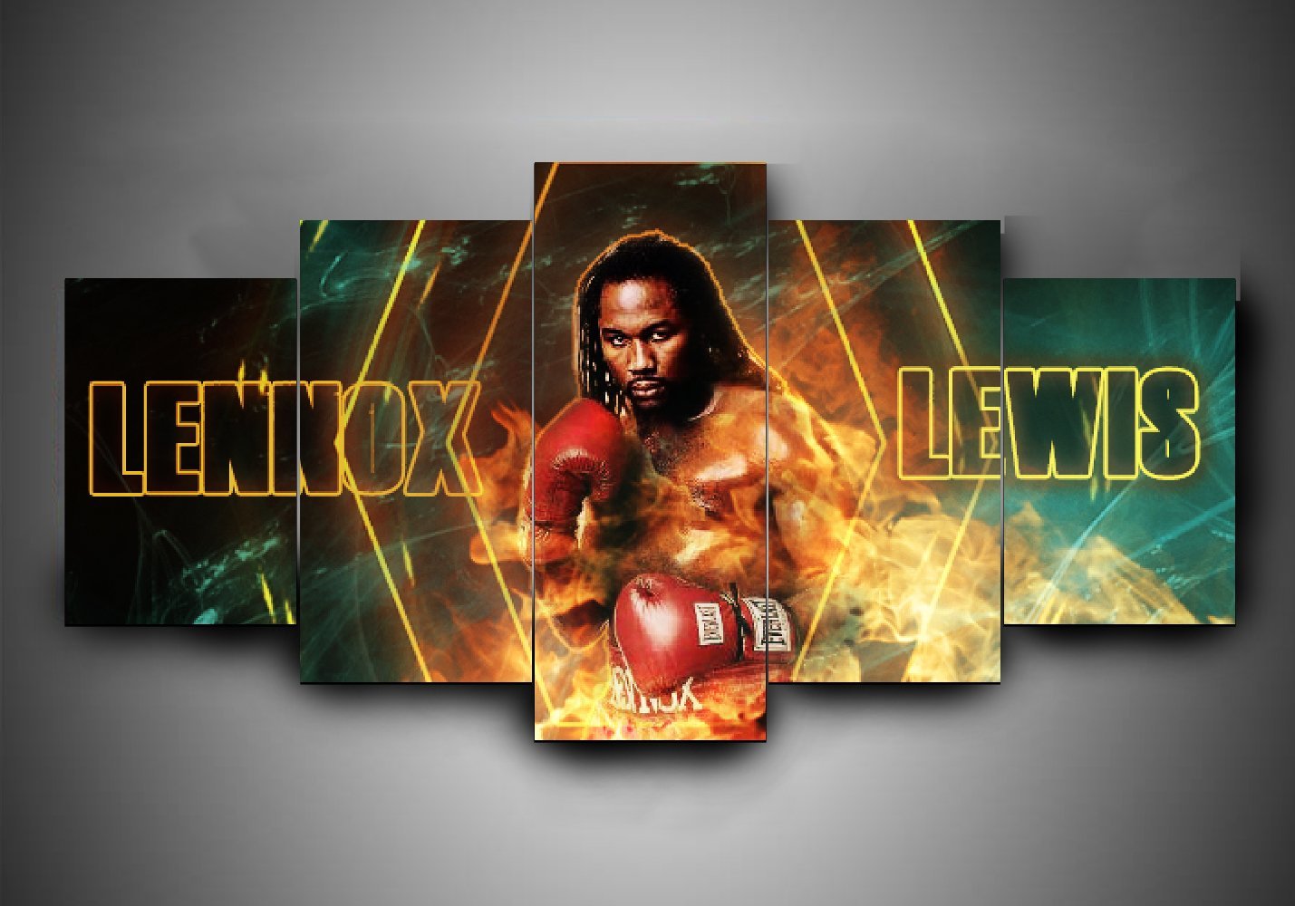 Boxing – Lennox Lewis – Sport Canvas Wall Art