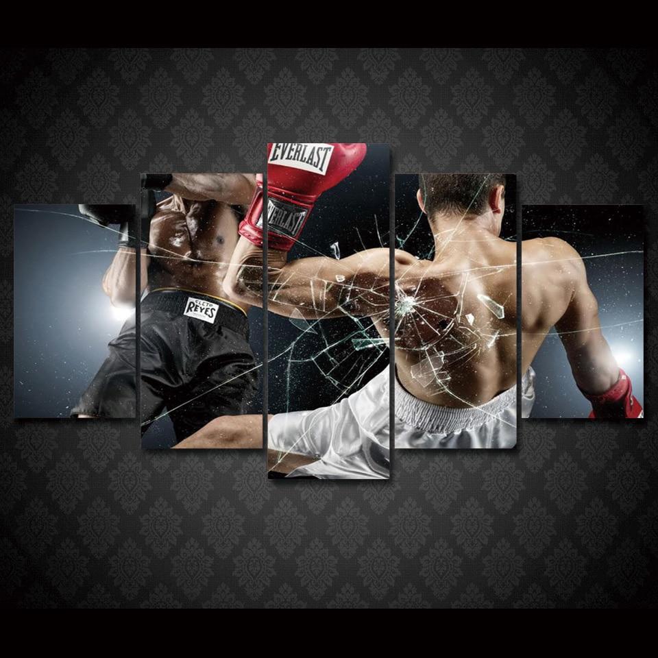 Boxing Match – Sport Canvas Wall Art