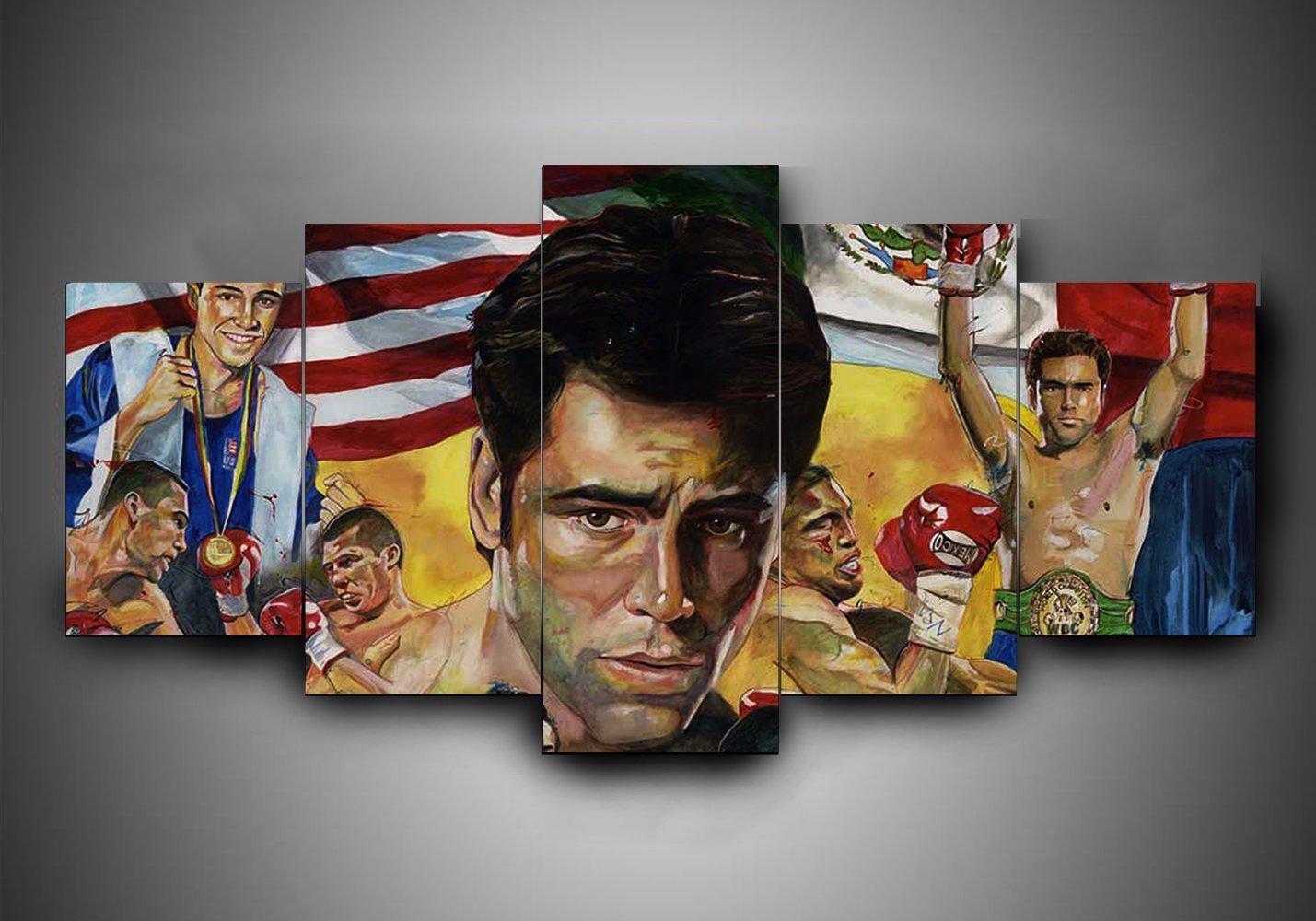 Boxing – Oscar De La Hoya – Sport Canvas Wall Art