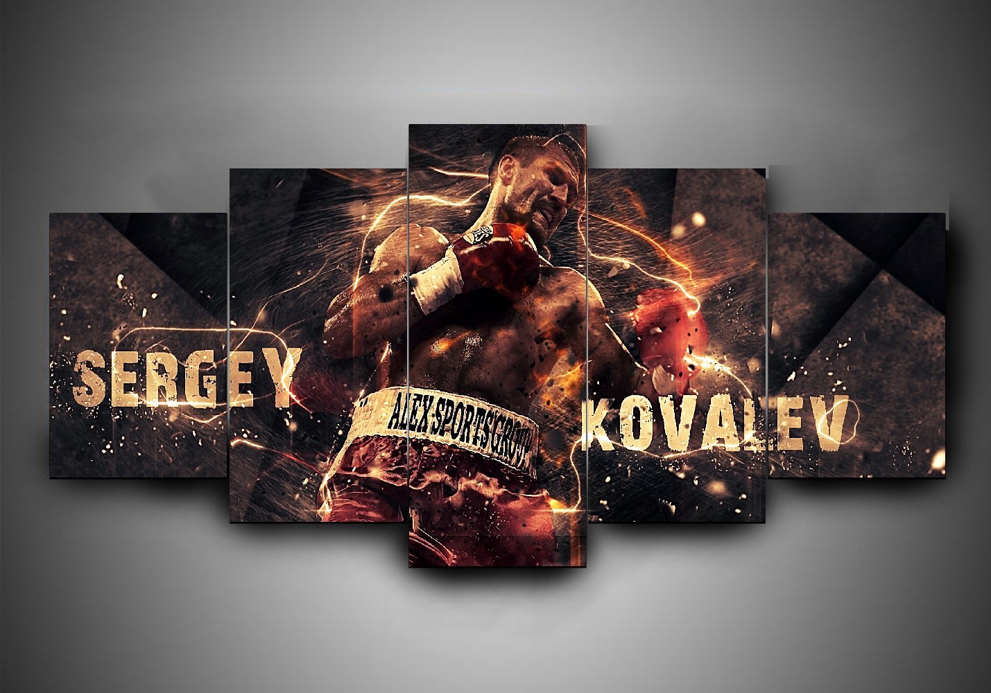 Boxing – Sergey Kovalev – Sport Canvas Wall Art