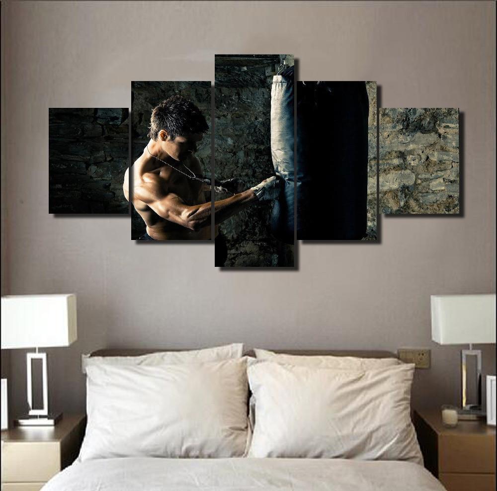 Boxing Strength – Sport Canvas Wall Art