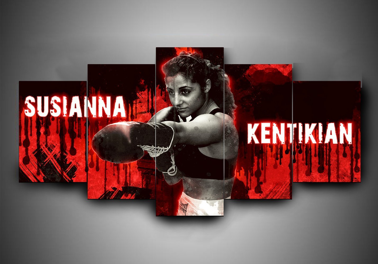 Boxing – Susianna Kentikian – Sport Canvas Wall Art