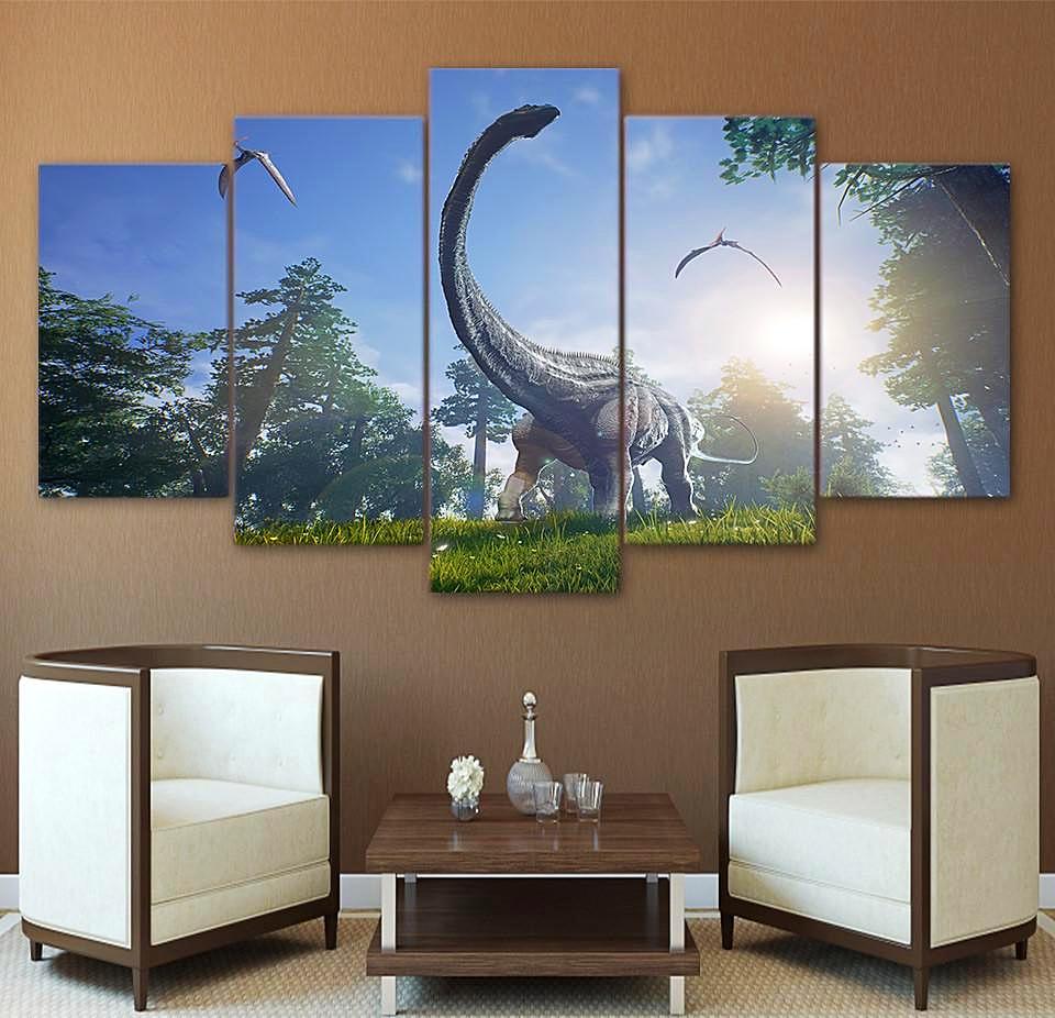 Brachiosaurus – Jurassic Park Canvas Wall Art
