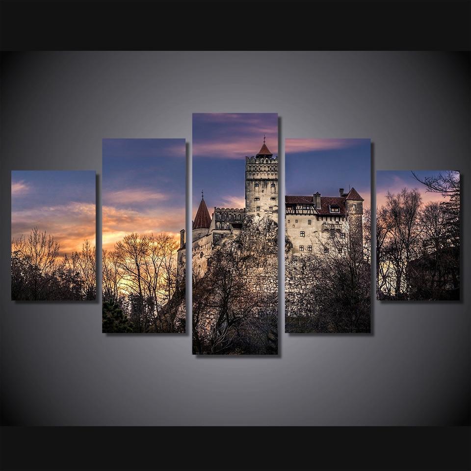 Bran Castle In Romania 01 – Nature Canvas Wall Art