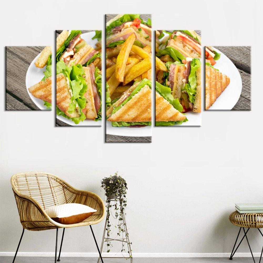 Bread Snacks 1 – Kitchen Canvas Wall Art