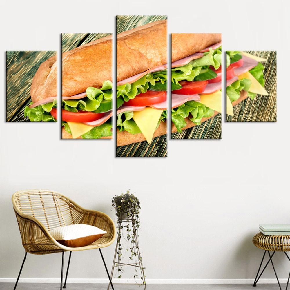 Bread Snacks 3 – Kitchen Canvas Wall Art