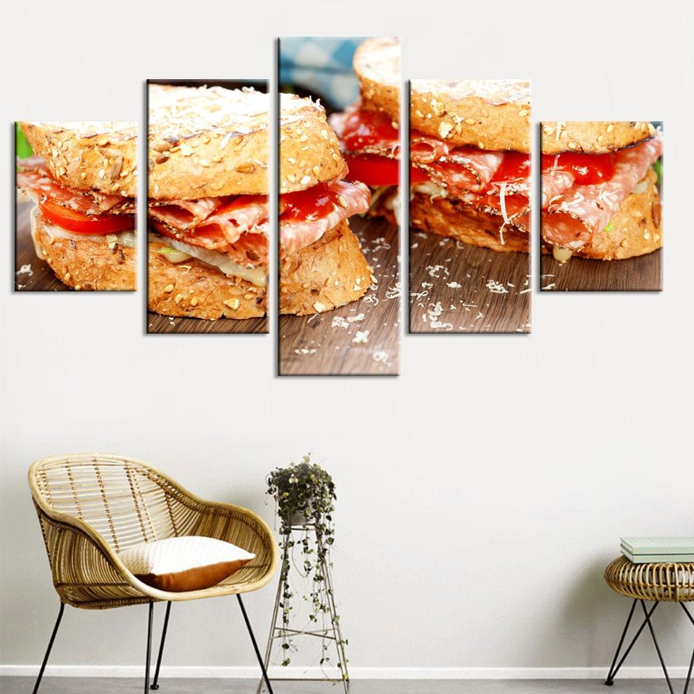 Bread Snacks 5 – Kitchen Canvas Wall Art