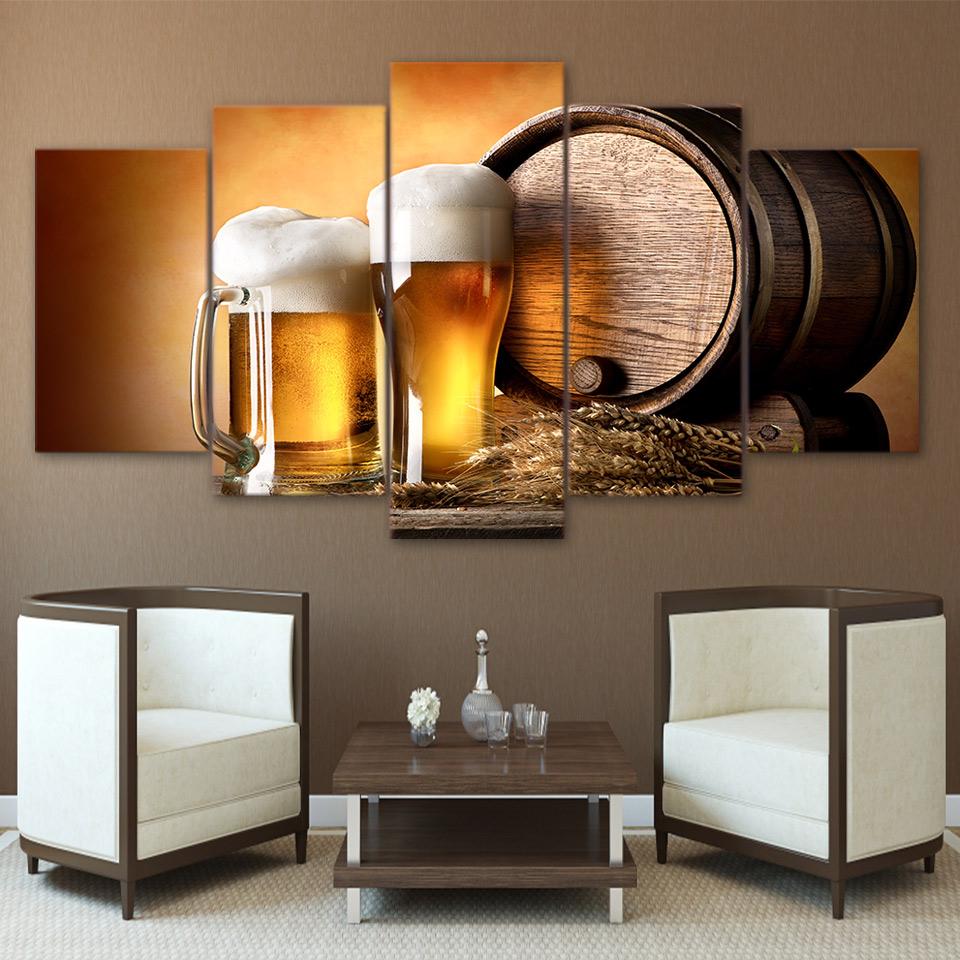 Brewing Beer – Beer Canvas Wall Art