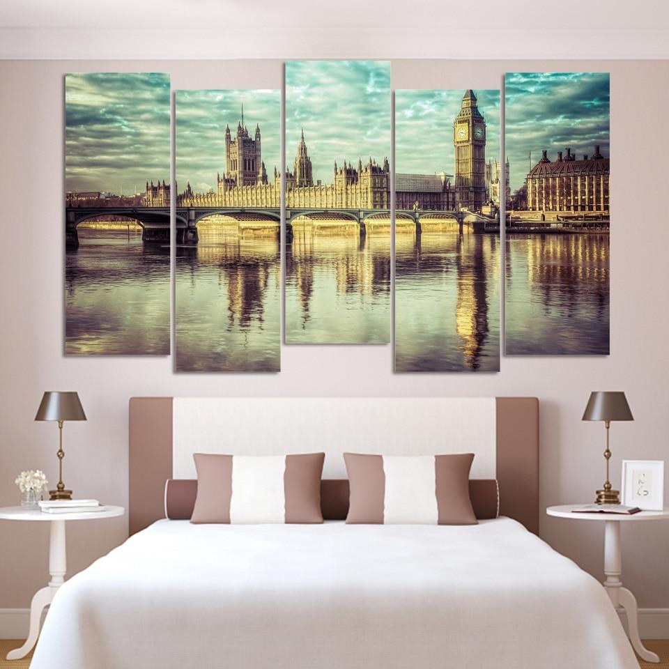 Bridge Big Ben Building – Nature Canvas Wall Art