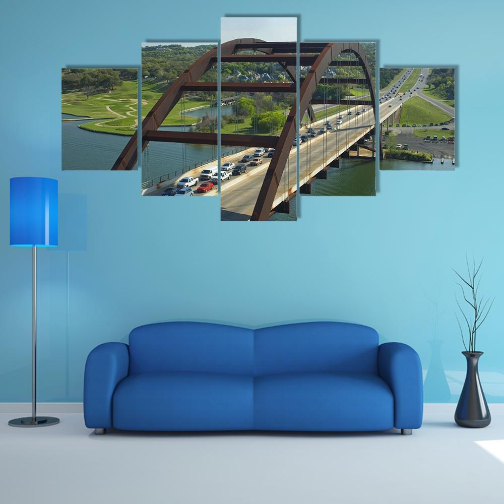 Bridge Of Austin Texas – Nature Canvas Wall Art