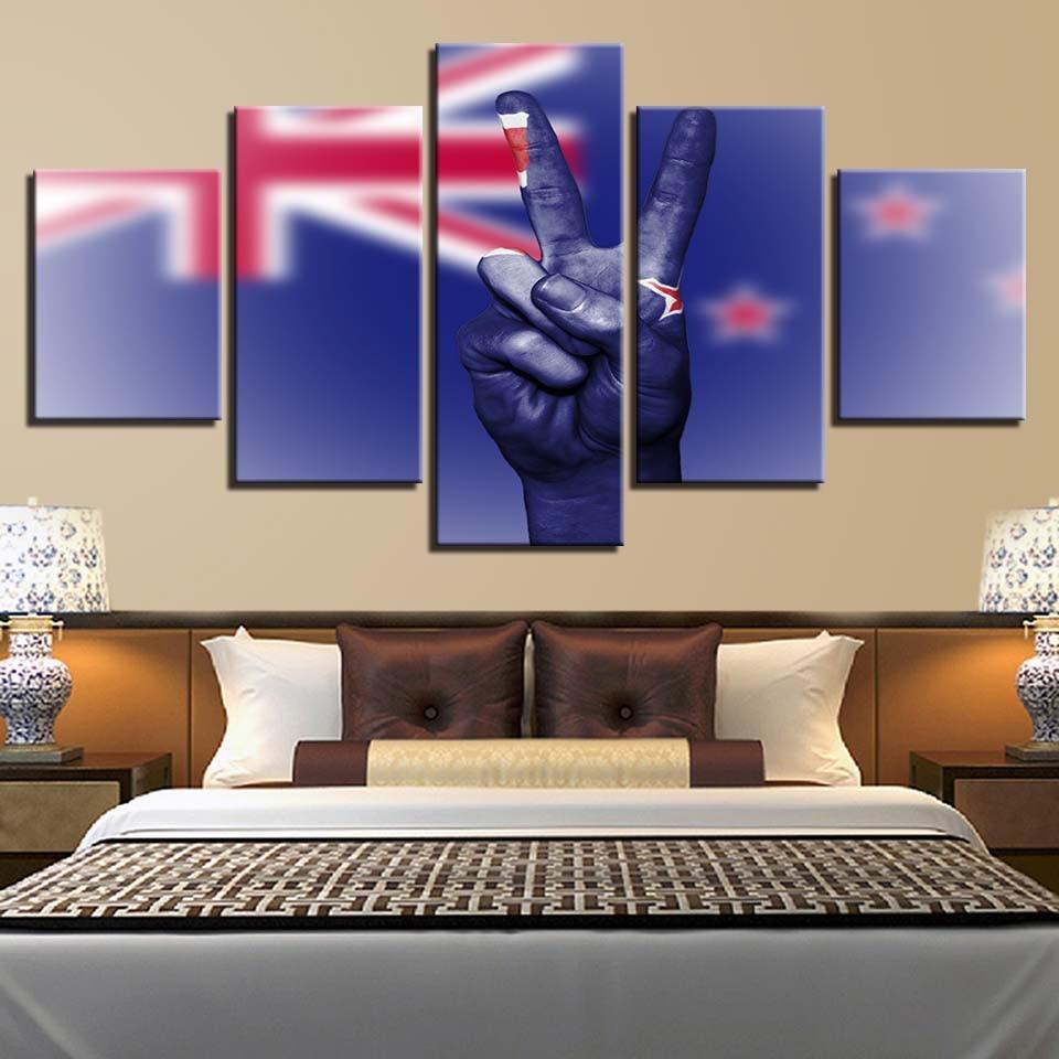 British Flag 4 – Abstract Canvas Wall Art