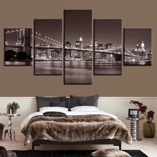Brooklyn Bridge New York City – Nature Canvas Wall Art