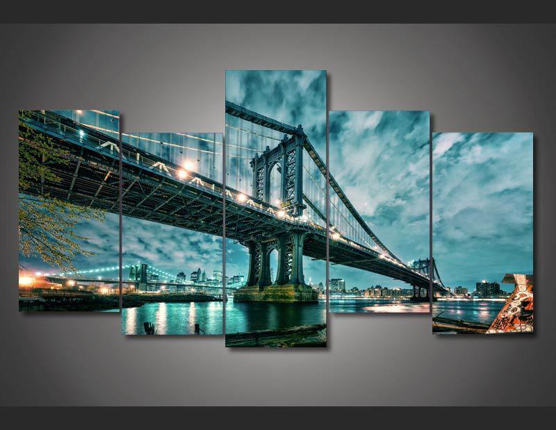 Brooklyn Manhattan Bridge – Nature Canvas Wall Art