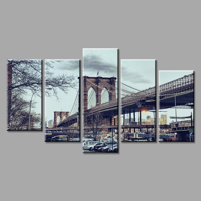 Brooklyn New York City Bridge – Nature Canvas Wall Art