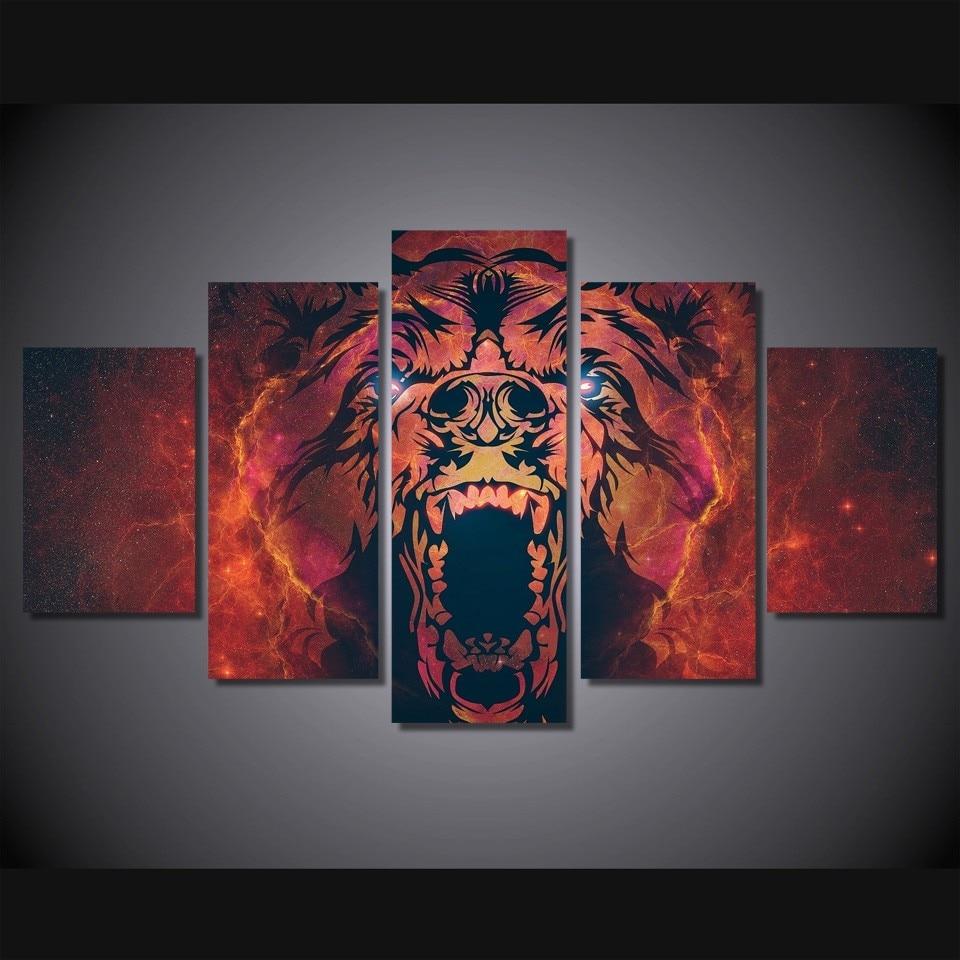 Brown Bear – Animal Canvas Wall Art