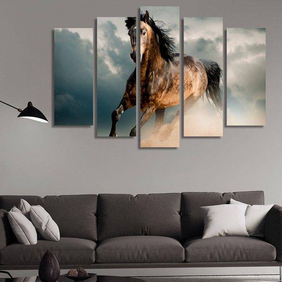 Brown Horse 01 – Animal Canvas Wall Art