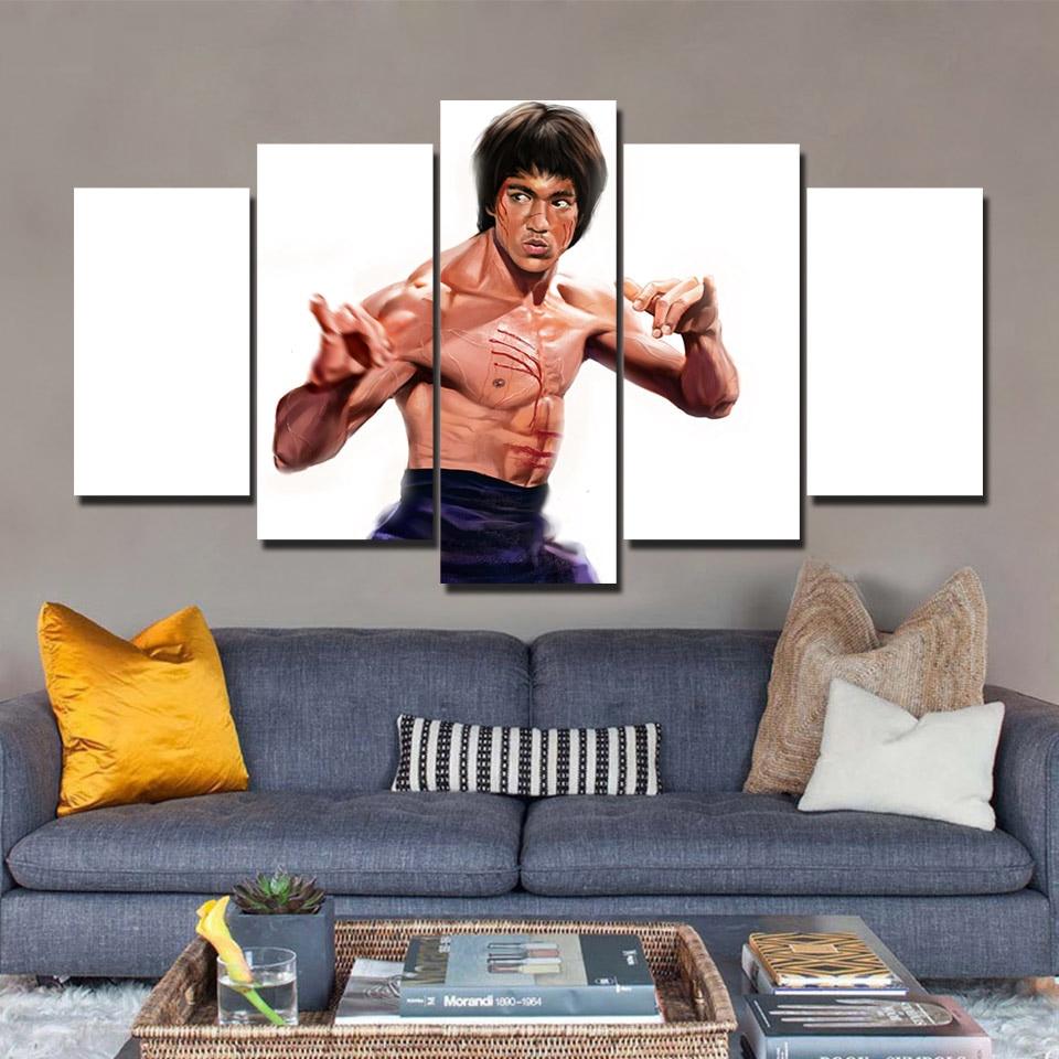 Bruce Lee 03 – Famous Person Canvas Wall Art