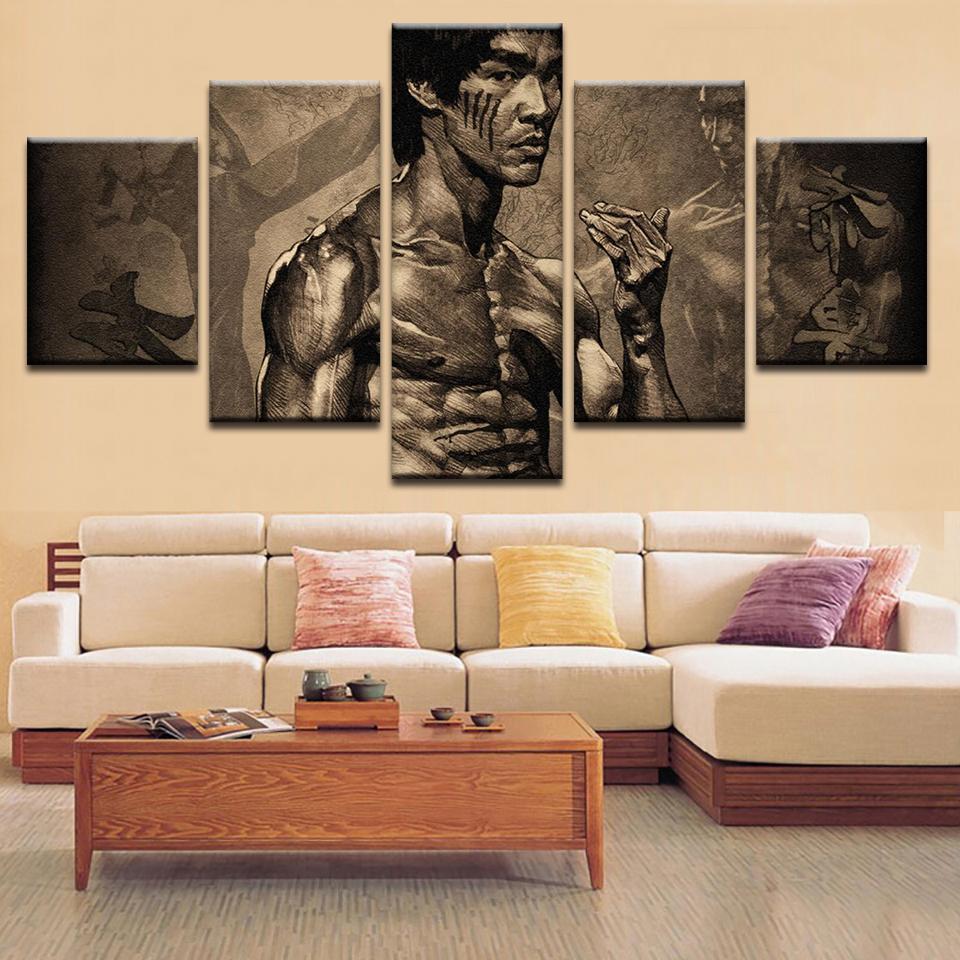 Bruce Lee – Famous Person Canvas Wall Art