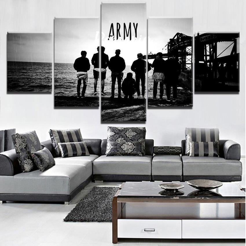 Bts Band 2 Celebrity – Canvas Wall Art