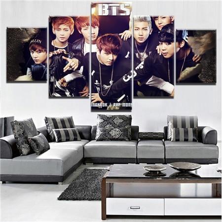 Bts Band 7 Celebrity – Canvas Wall Art