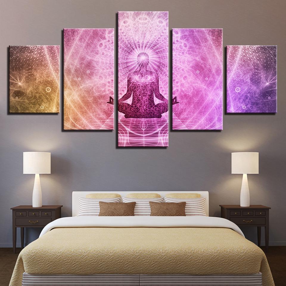 Buddha Art Buddhism Yoga – Religion Canvas Wall Art