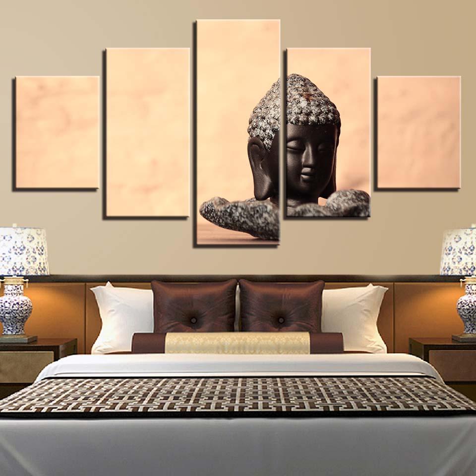 Buddha Bedside Background 2 – Religion Canvas Wall Art