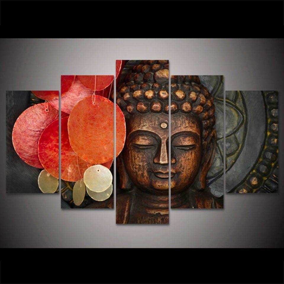 Buddha Buddhism Abstract – Religion Canvas Wall Art