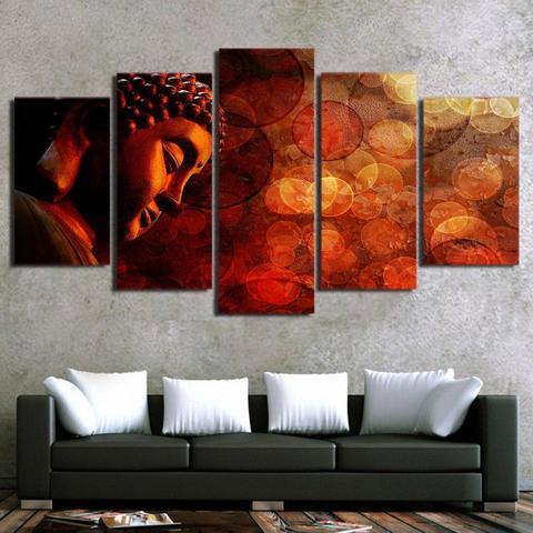 Buddha Enlightenment – Religion Canvas Wall Art