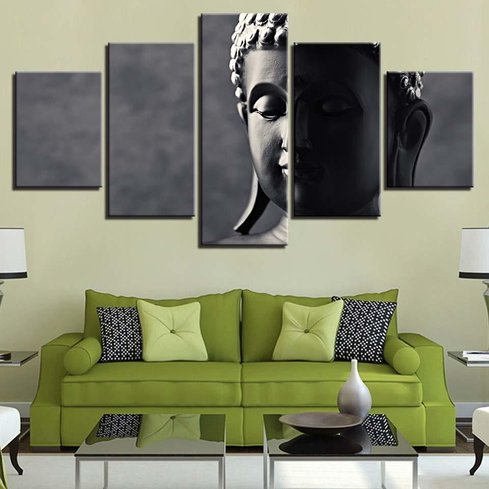 Buddha Flower 4 – Religion Canvas Wall Art