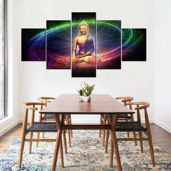 Buddha Large 5 – Religion Canvas Wall Art