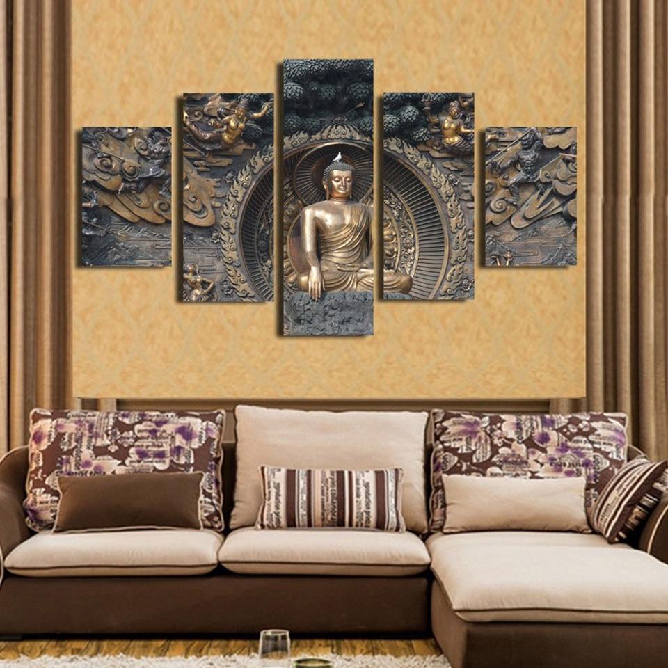 Buddha Statue 04 – Religion Canvas Wall Art