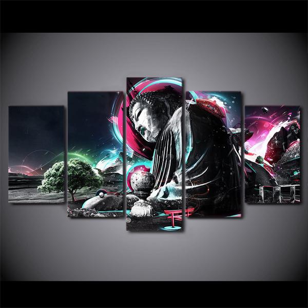 Buddha Statue 1 – Religion Canvas Wall Art