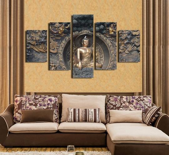Buddha Statue 3 – Religion Canvas Wall Art