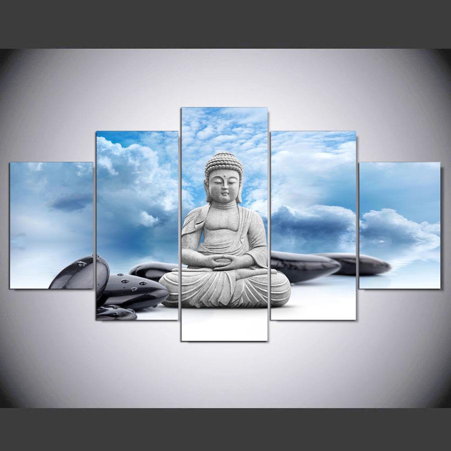 Buddha Statue Buddhism – Religion Canvas Wall Art