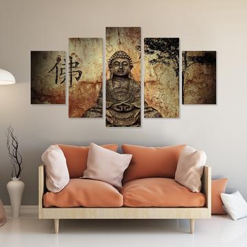 Buddha Vintage – Religion Canvas Wall Art