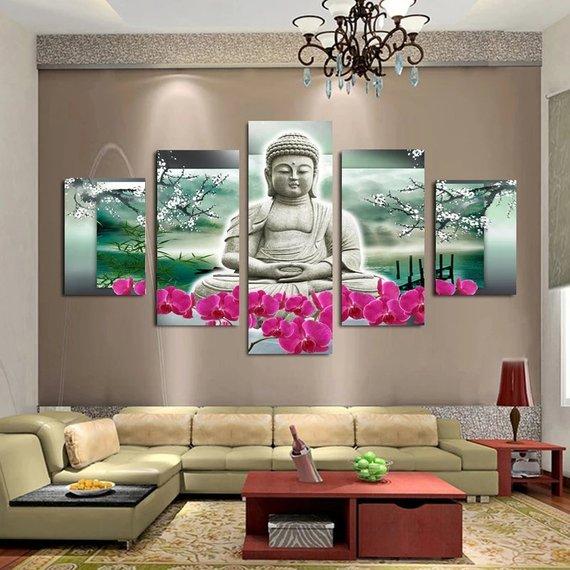 Buddhism 3 – Religion Canvas Wall Art