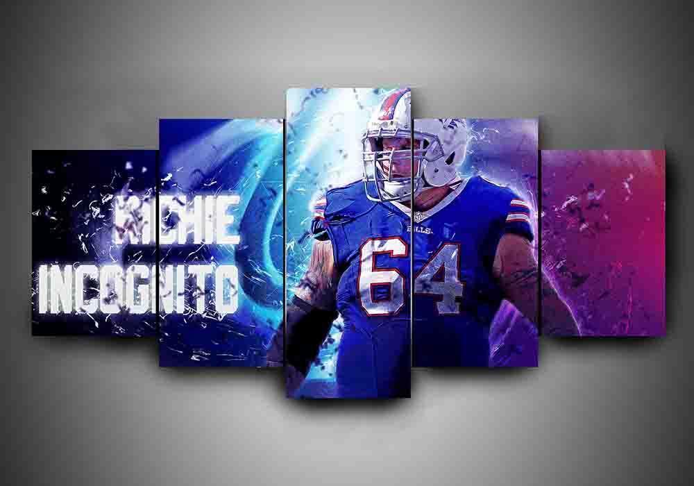 Buffalo Bills – Richie Incognito – Sport Canvas Wall Art