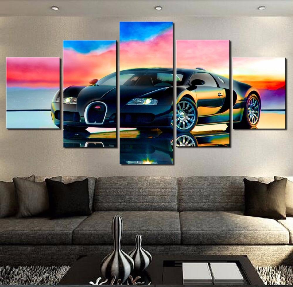 Bugatti Sports Car – Canvas Wall Art
