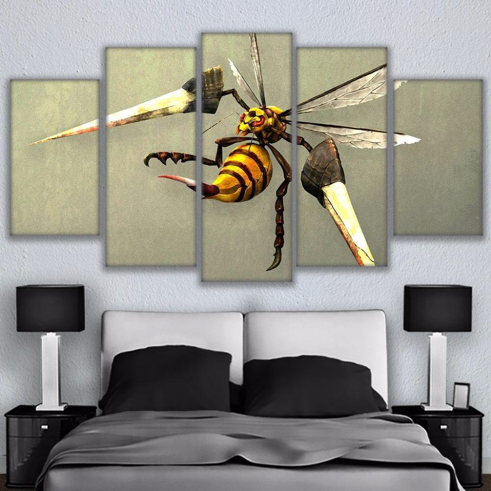 Bumblebee – Abstract Animal Canvas Wall Art