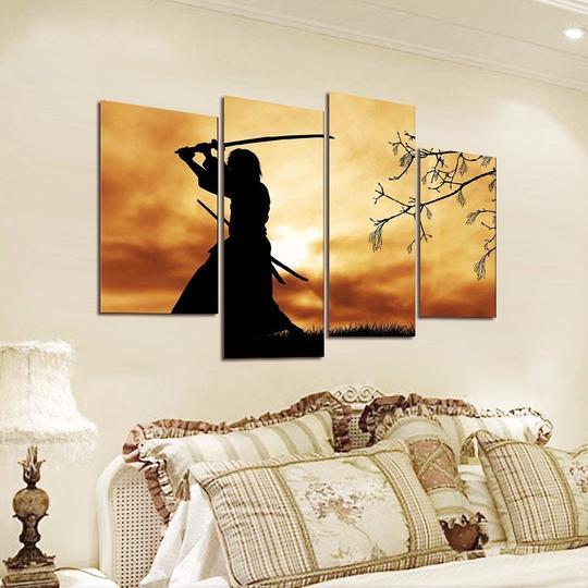Bushido Spirit Japanese Samurai – Famous Person Canvas Wall Art
